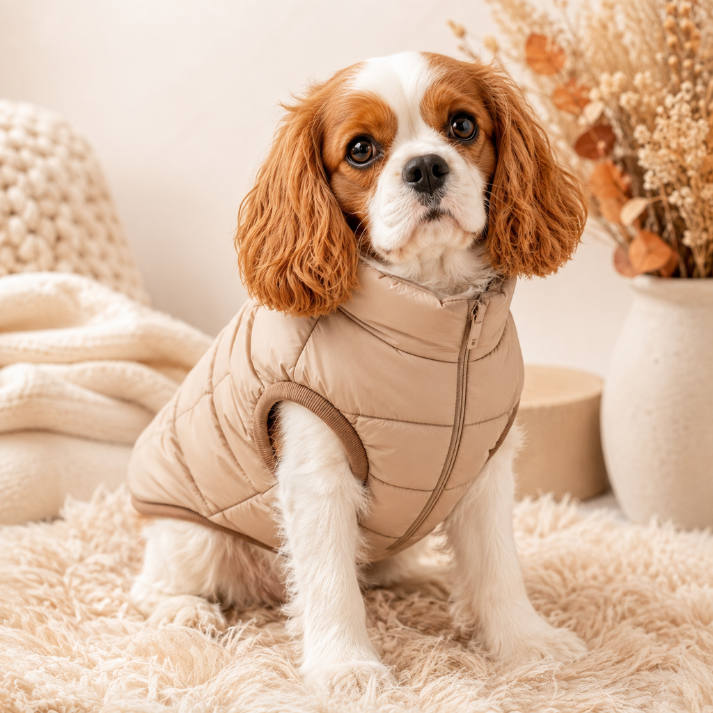 JEXNORIVA™ Alpine Puff Dog Jacket – Lightweight Winter Dog Coat & Warm Pet Outerwear