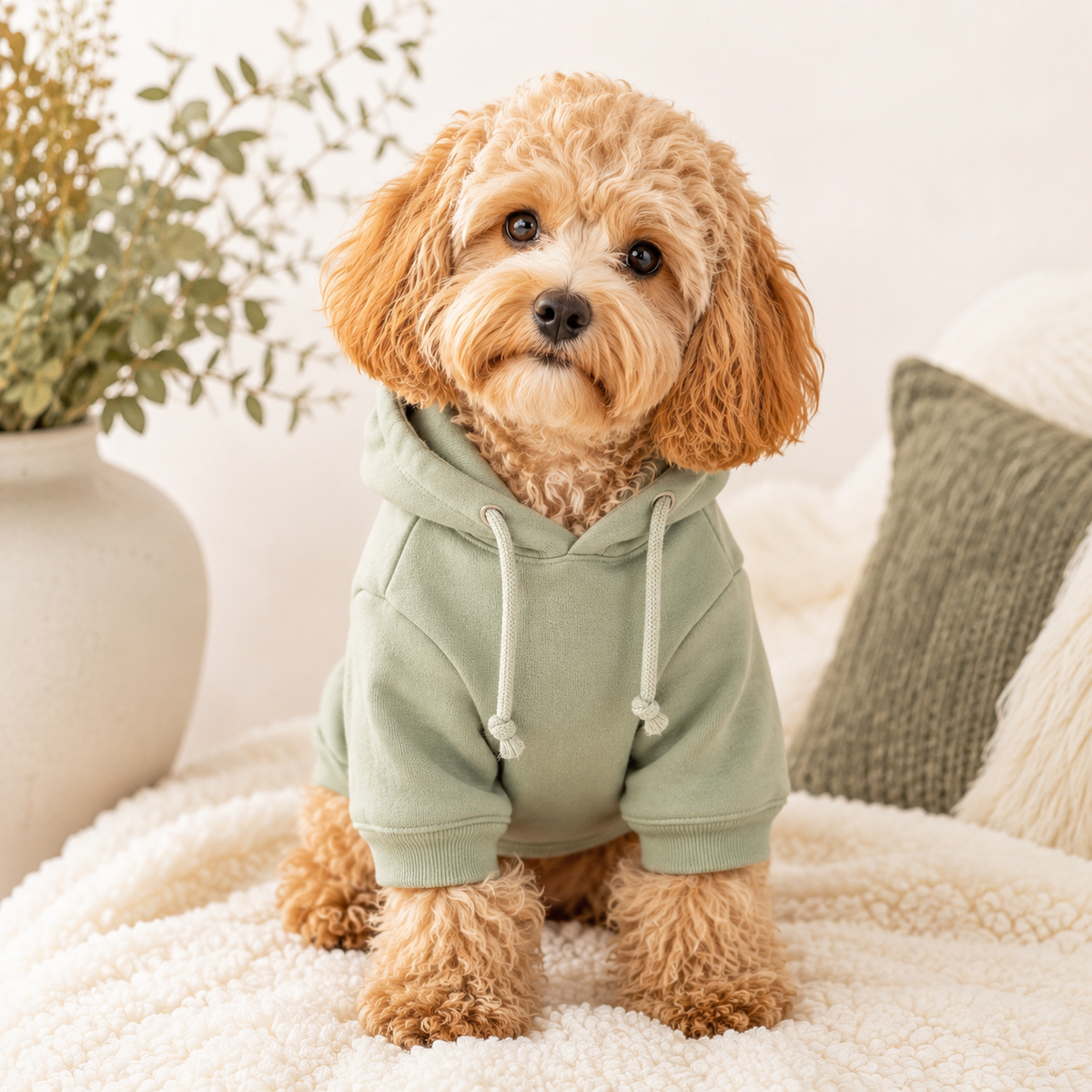 JEXNORIVA™ Sunday Lounge Pet Hoodie – Cozy Dog Sweatshirt & Casual Puppy Apparel