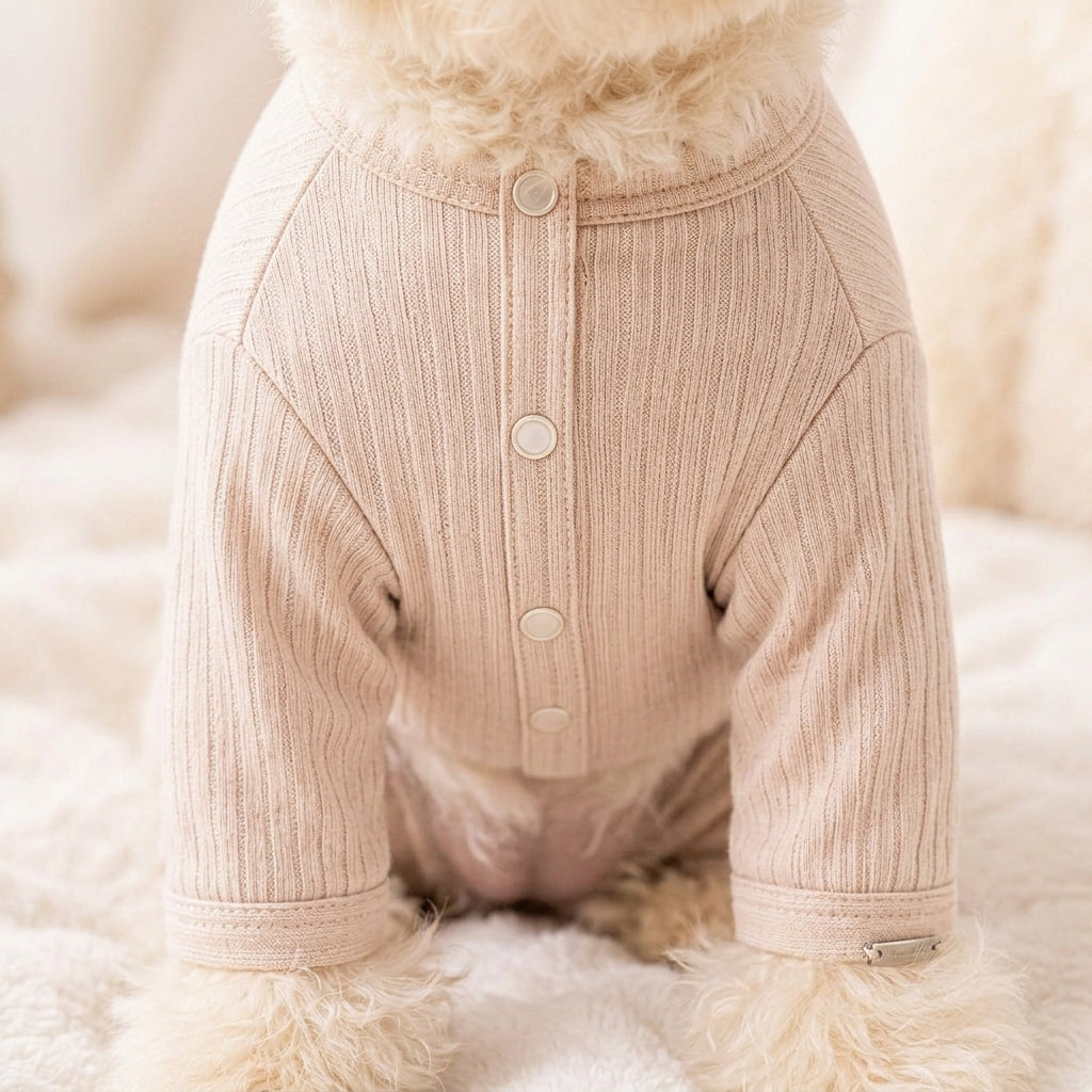 JEXNORIVA™ DreamCloud Stretch Dog Pajamas – Soft Puppy Onesie & Cozy Pet Sleepwear