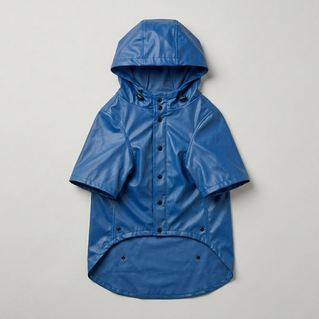 JEXNORIVA™ Harbor Mist Dog Raincoat – Waterproof Lightweight Puppy Rain Jacket