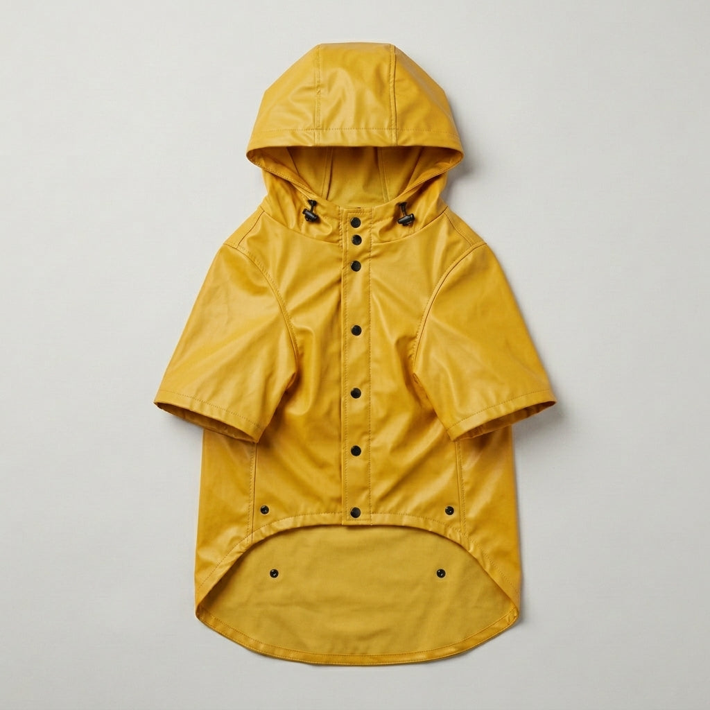 JEXNORIVA™ Harbor Mist Dog Raincoat – Waterproof Lightweight Puppy Rain Jacket